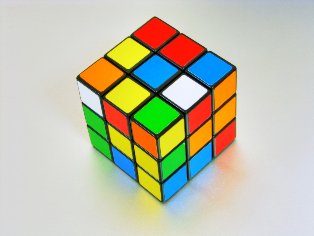 rubiks cube flip one square only