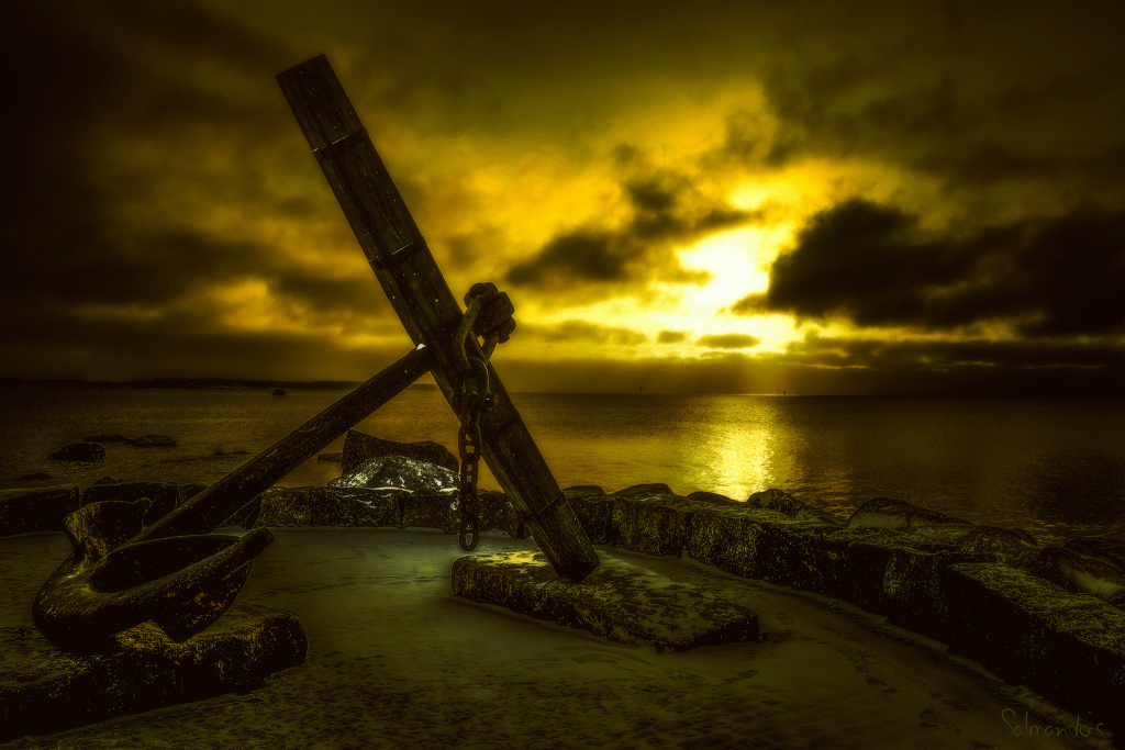 a moving dock in the water